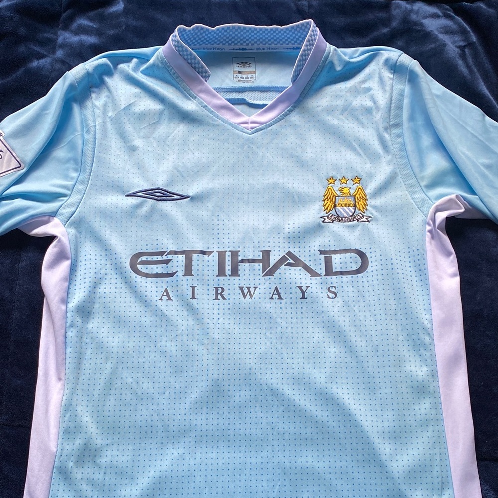 Umbro Manchester City Soccer Jersey Aguero